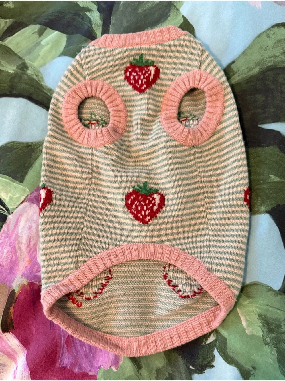 Gucci Strawberry Knit Sweater